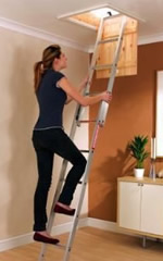 Spacemaker Loft Ladder supplied, installed, and fitted